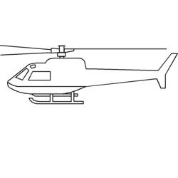 Раскраска: Вертолёт (Транспорт) #136079 - Бесплатные раскраски для печати