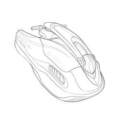 Раскраска: Гидроцикл (Транспорт) #139935 - Бесплатные раскраски для печати