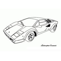 Раскраска: Lamborghini (Транспорт) #174218 - Бесплатные раскраски для печати
