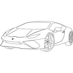 Раскраска: Lamborghini (Транспорт) #174221 - Бесплатные раскраски для печати