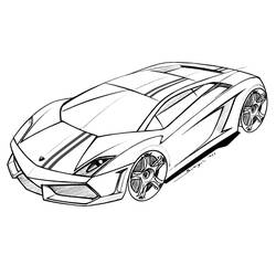 Раскраска: Lamborghini (Транспорт) #217273 - Бесплатные раскраски для печати