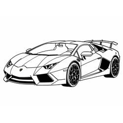 Раскраска: Lamborghini (Транспорт) #217280 - Бесплатные раскраски для печати