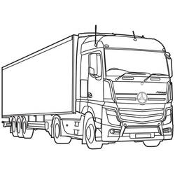 Раскраски: Mercedes - Бесплатные раскраски для печати