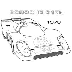 Раскраска: Porsche (Транспорт) #174249 - Бесплатные раскраски для печати