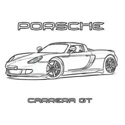 Раскраска: Porsche (Транспорт) #174264 - Бесплатные раскраски для печати