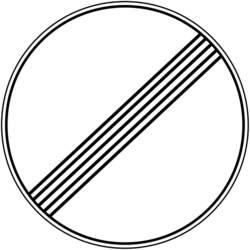 Раскраска: Дорожный знак (Транспорт) #119053 - Бесплатные раскраски для печати