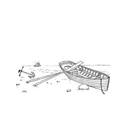 Раскраска: Корабли и Лодки (Транспорт) #171599 - Бесплатные раскраски для печати