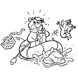 Раскраска: Маленькая лодка / Каноэ (Транспорт) #142203 - Бесплатные раскраски для печати