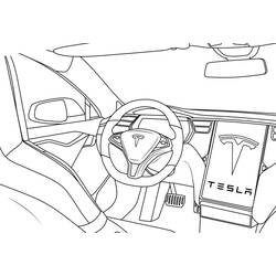 Раскраска: Tesla (Транспорт) #207820 - Бесплатные раскраски для печати