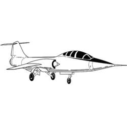 Раскраска: Военные самолеты (Транспорт) #141179 - Бесплатные раскраски для печати
