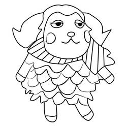 Раскраска: Animal Crossing (Видеоигры) #179126 - Бесплатные раскраски для печати