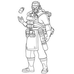 Раскраска: Apex Legends (Видеоигры) #184337 - Бесплатные раскраски для печати