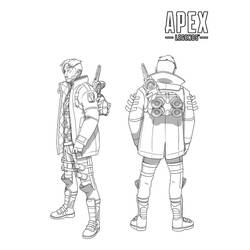 Раскраска: Apex Legends (Видеоигры) #184340 - Бесплатные раскраски для печати