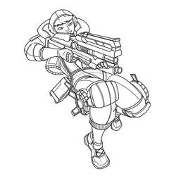 Раскраска: Apex Legends (Видеоигры) #184352 - Бесплатные раскраски для печати