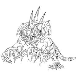 Раскраски: Бакуган - Бесплатные раскраски для печати