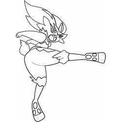 Раскраска: Cinderace (Видеоигры) #219148 - Бесплатные раскраски для печати