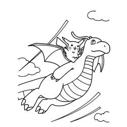 Раскраска: Dragonite (Видеоигры) #181597 - Бесплатные раскраски для печати
