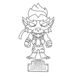 Раскраска: Фортнайт (Видеоигры) #170156 - Бесплатные раскраски для печати