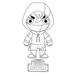 Раскраски: Фортнайт - Бесплатные раскраски для печати