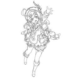 Раскраска: Genshin Impact (Видеоигры) #211689 - Бесплатные раскраски для печати