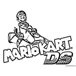 Раскраска: Mario Kart (Видеоигры) #154539 - Бесплатные раскраски для печати