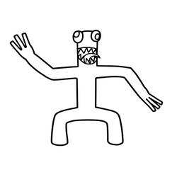 Раскраска: Rainbow Friends (Видеоигры) #201301 - Бесплатные раскраски для печати