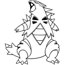 Раскраски: Тиранитар - Бесплатные раскраски для печати