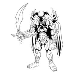 Раскраска: Ю-Ги-О! (Видеоигры) #53113 - Бесплатные раскраски для печати